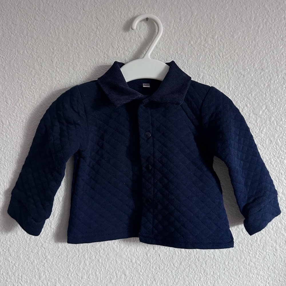 Navy blue baby coat